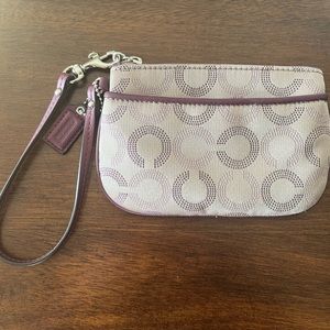 Coach wristlet